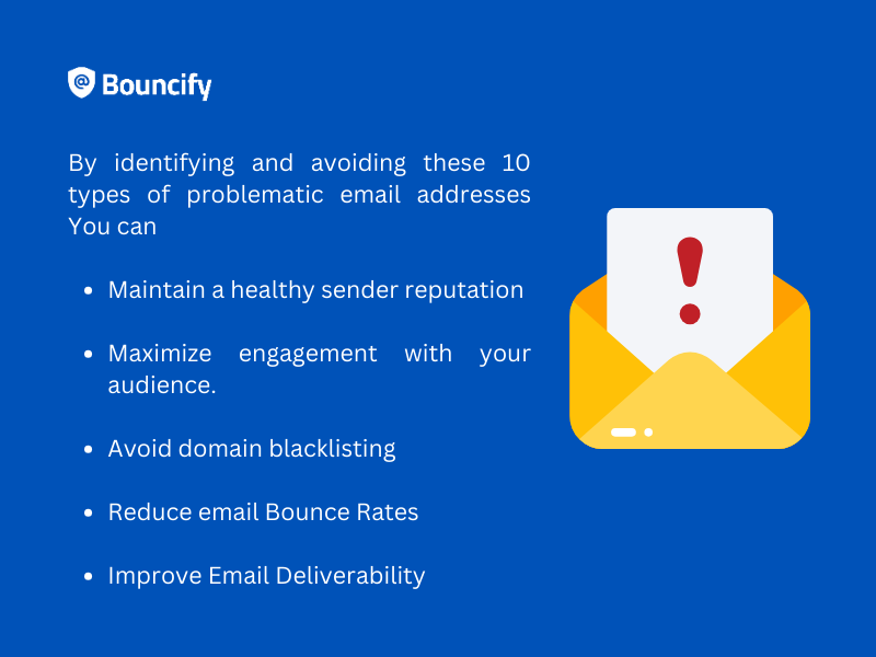 10 Types of Email Addresses That Can Harm Your Email Deliverability