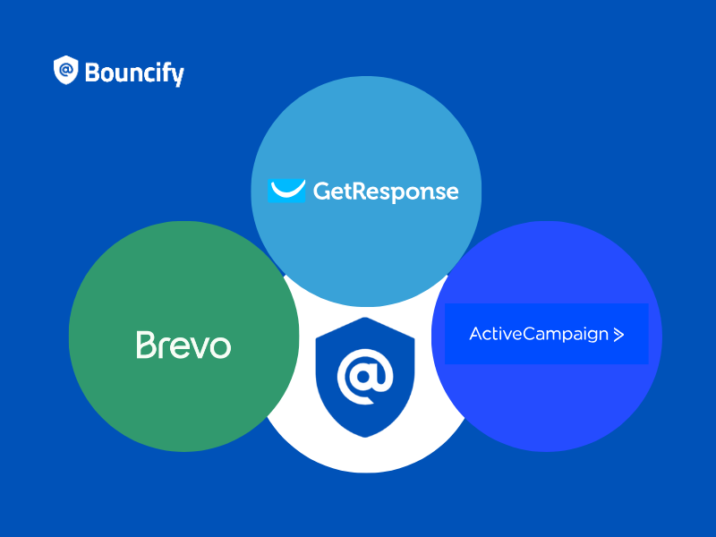 Bouncify Integrates with Brevo, ActiveCampaign, and GetResponse